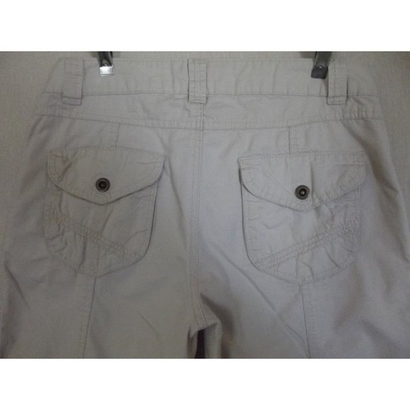 a.n.a. Bermuda Shorts 6 x 11" Inseam low rise khaki beige chino 100% cotton - Picture 10 of 11